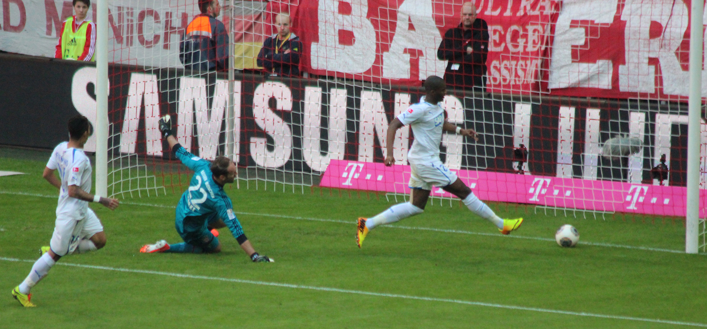 Hoffenheims Führungstreffer durch Modeste