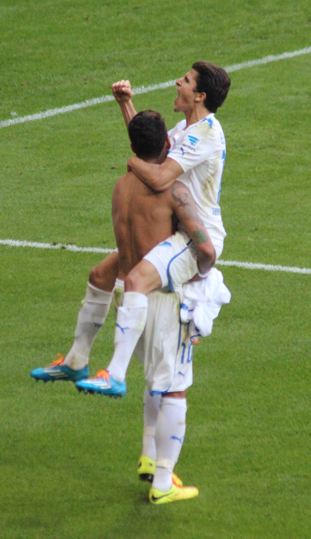 Firmino und Elyounoussi bejubeln den verdienten 3:3 Ausgleich