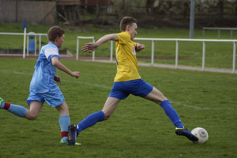 Moritz Klein enteilt seinem Gegenspieler