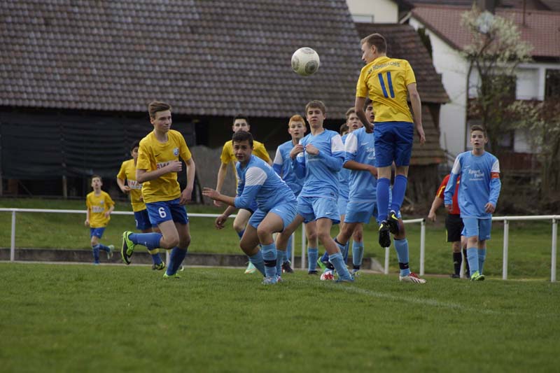 Hoch her ging es im Strafraum der SG