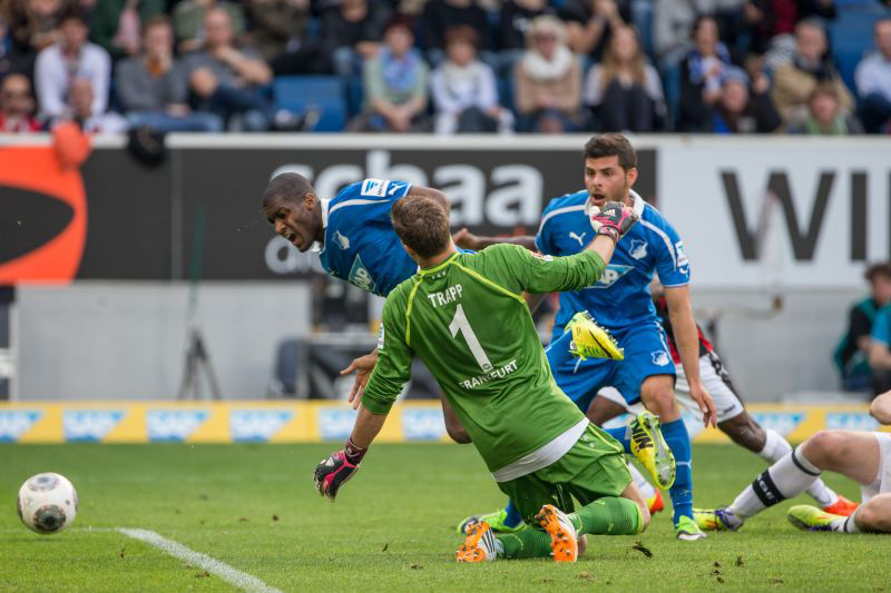 Eine der vielen vergebenen Chancen von Anthony Modeste