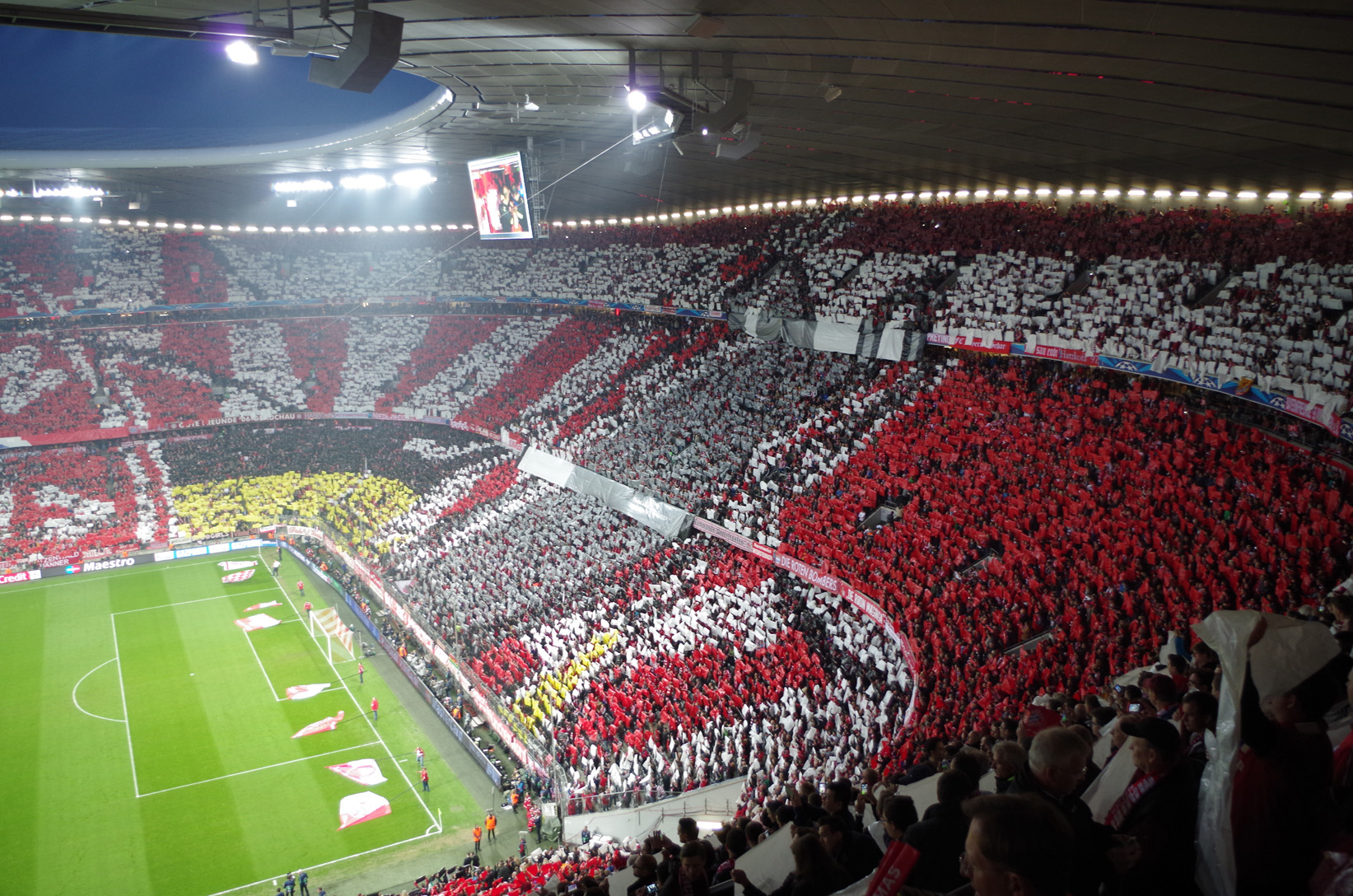 Choreographie in der Südkurve