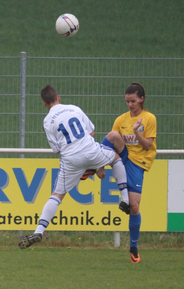 Laura Schinkmann mit vollem Einsatz