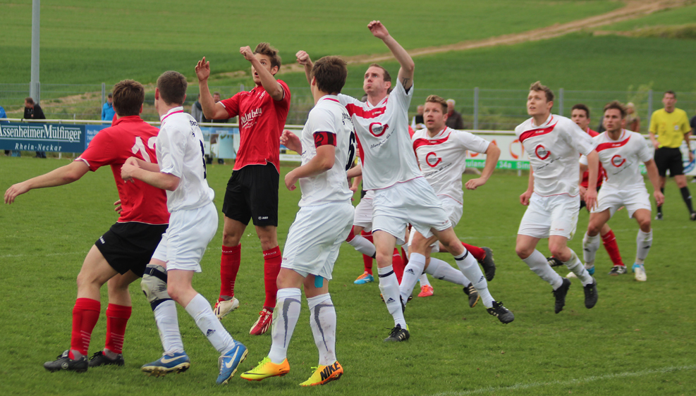 Dichtes Strafraumgedränge