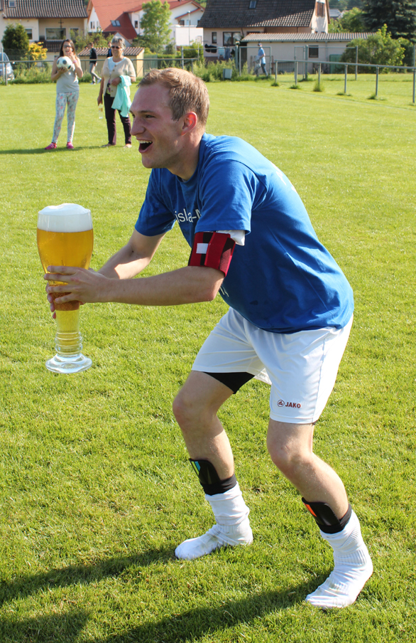 Spielführer Julian Bedruna macht den Anfang