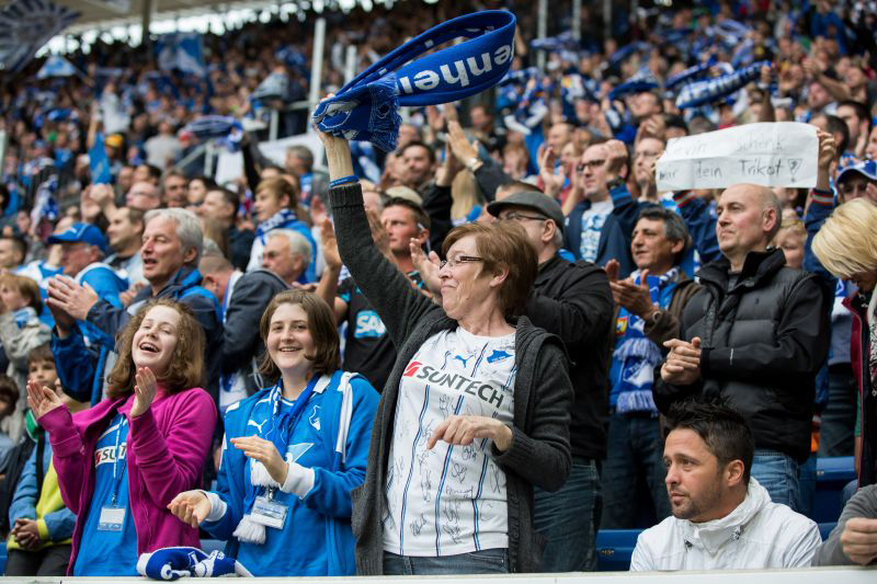 Begeisterung auf den Rängen