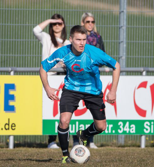 Torjäger Jonas Scheurer hat seine Erkältung überwunden und steht wieder zur Verfügung