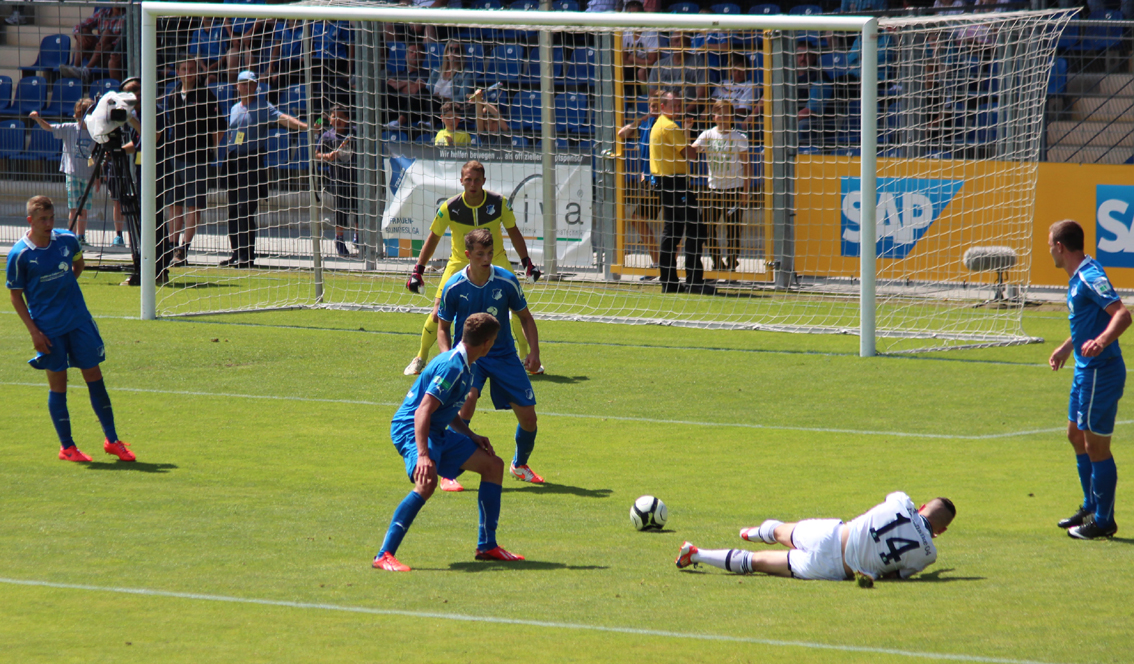 In dieser Szene forderten die Schalker einen Strafstoss