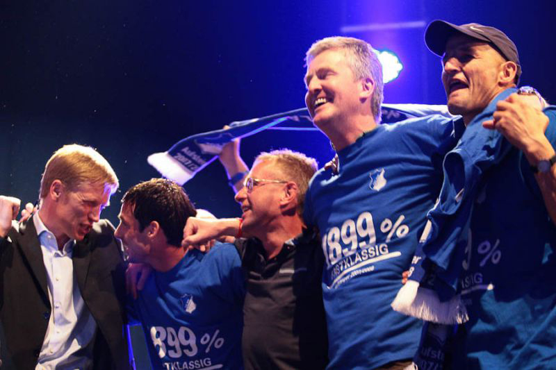 Feierlichkeiten zum Bundesligaauftsieg 2008