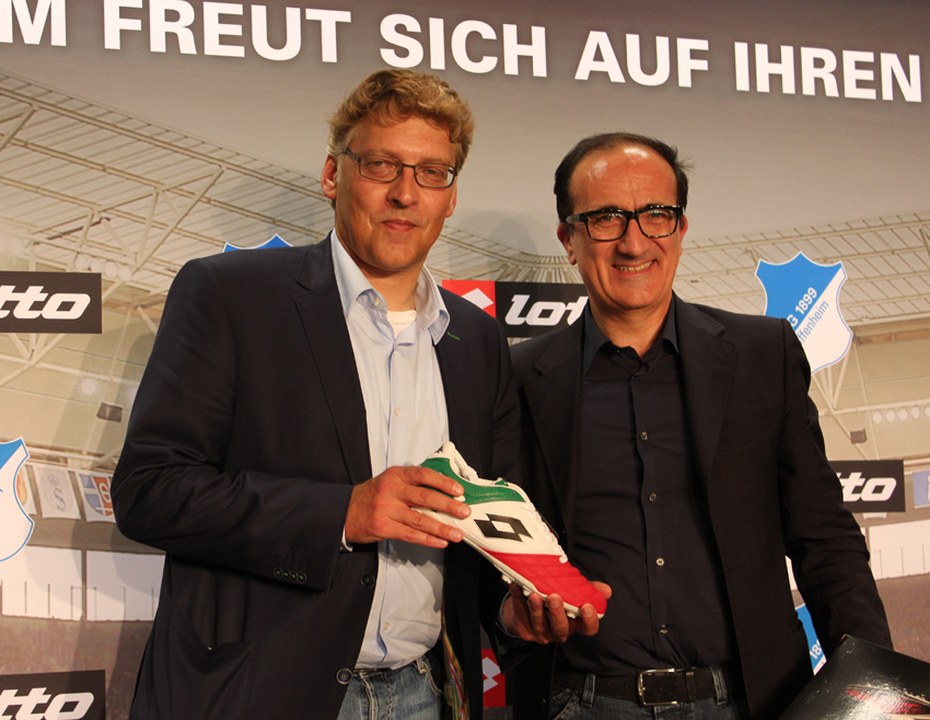 1899-Geschäftsführer Peter Rettig und Lotto-Chef Andrea Tomat