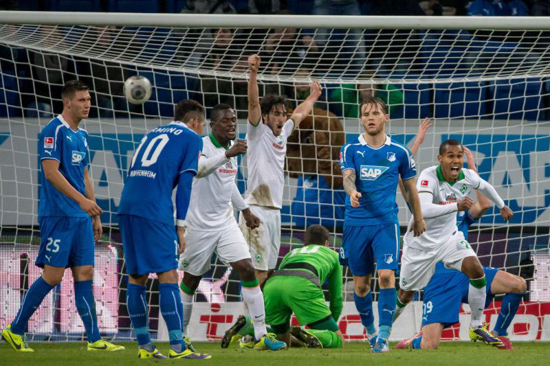 Torreiche Spiele gab es zu meist, wenn die TSG auf Bremen traf