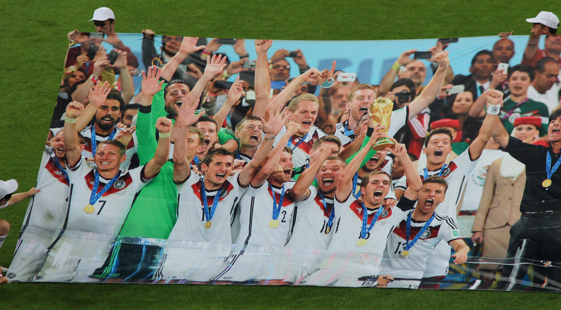 Ehrung der Weltmeister-Spieler des FC Bayern