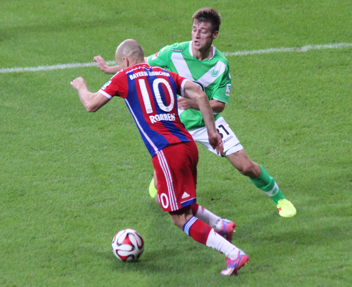 Bester Akteuer auf dem Rasen: Bayern-Stürmer Robben