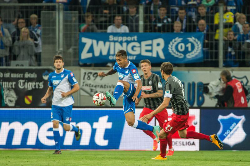 Firmino mit technisch, feiner Ballannahme