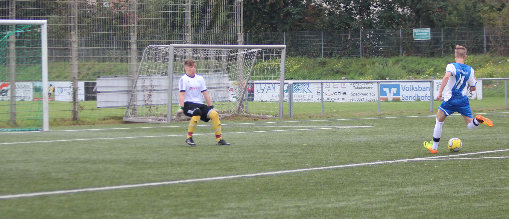 Moritz Klein erzielt den 2:2 Ausgleich