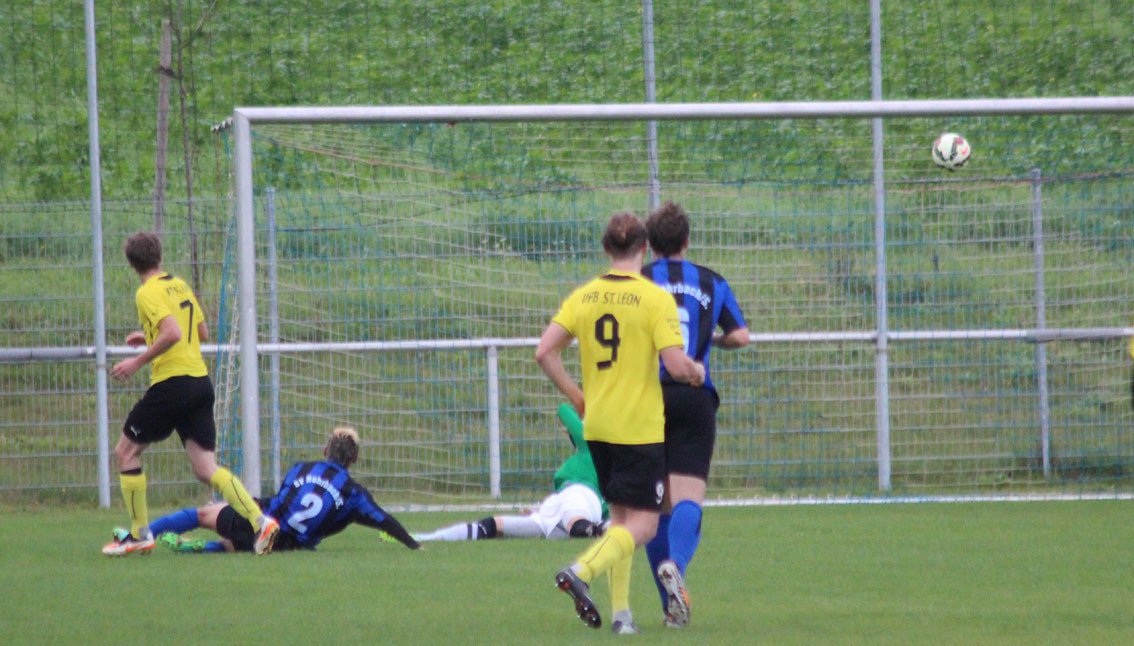 Die Entscheidung in der 85. Minute zum 3:1 für St. Leon