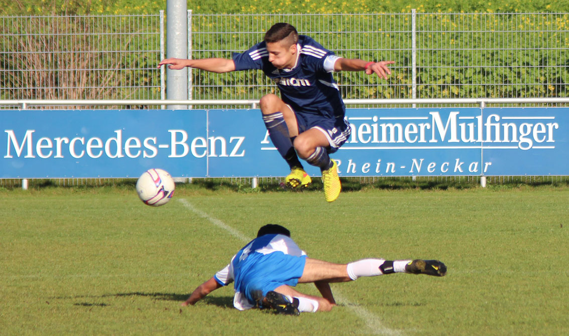 Rohrbachs Mazlum Oran kommt hier einen Schritt zu spät