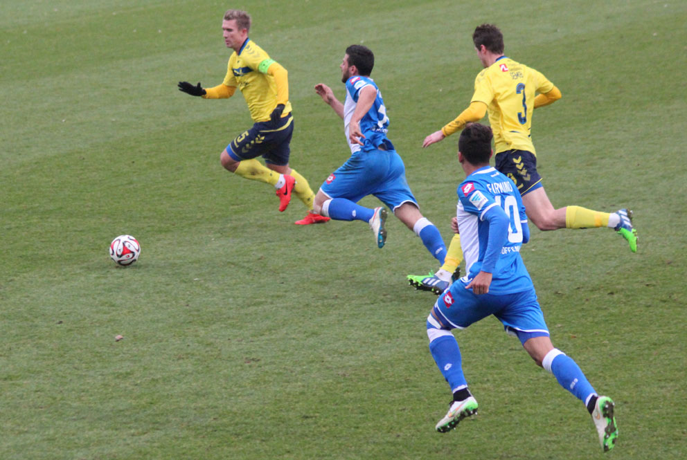 Volland im Vollsprint