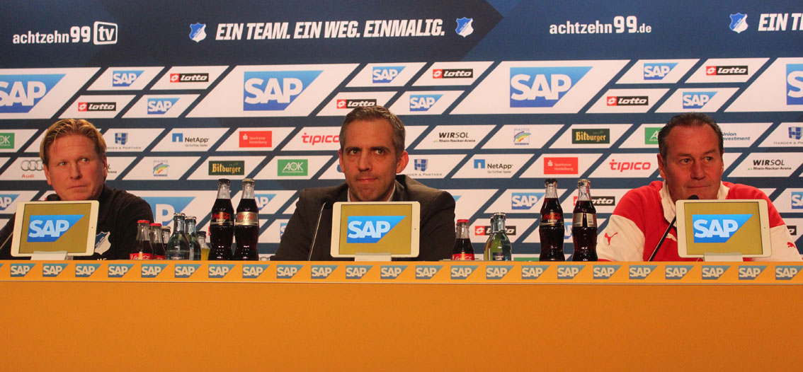 Pressekonferenz nach der Partie