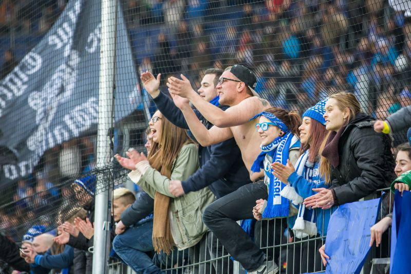 Jubel in der 1899-Fankurve