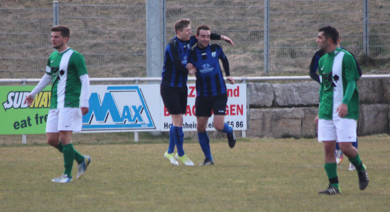 Torjubel zum 1:1 Ausgleich