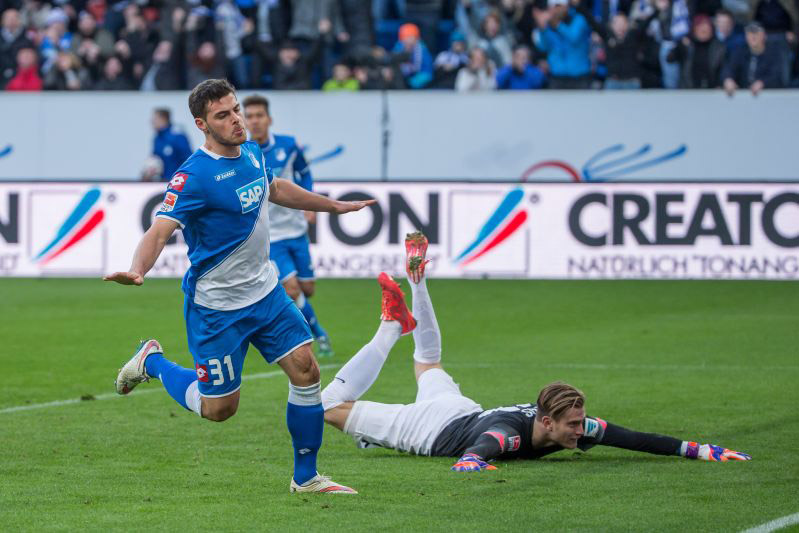 Kevin Volland erzielt die 1:0 Führung