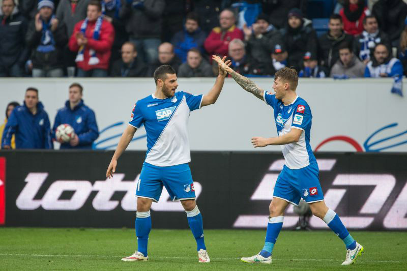 Volland und Polanski bejubeln das 2:0