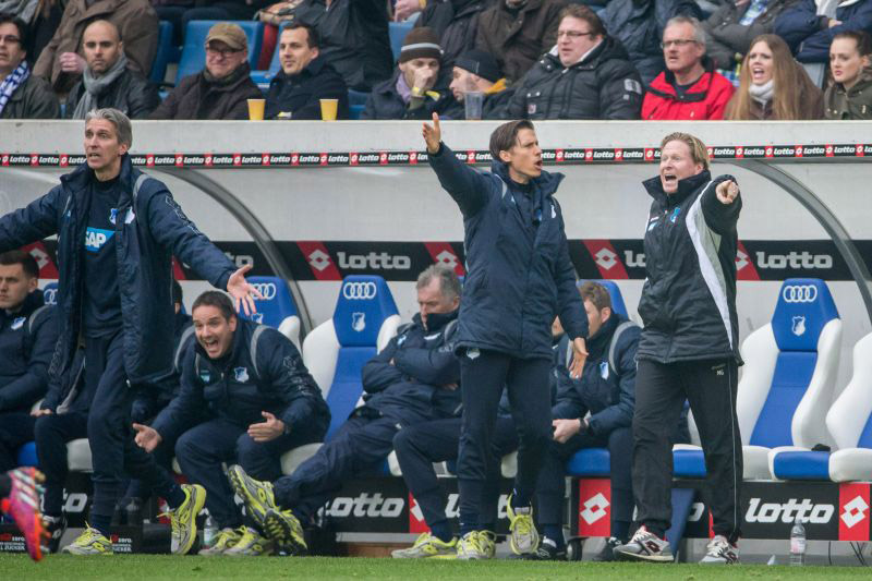 Aufregung beim TSG-Trainerteam