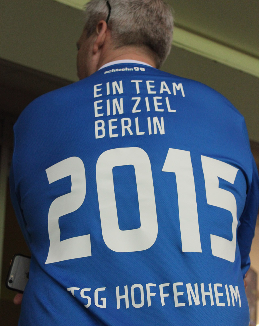 Optimistischer Hoffe-Fan in Dortmund