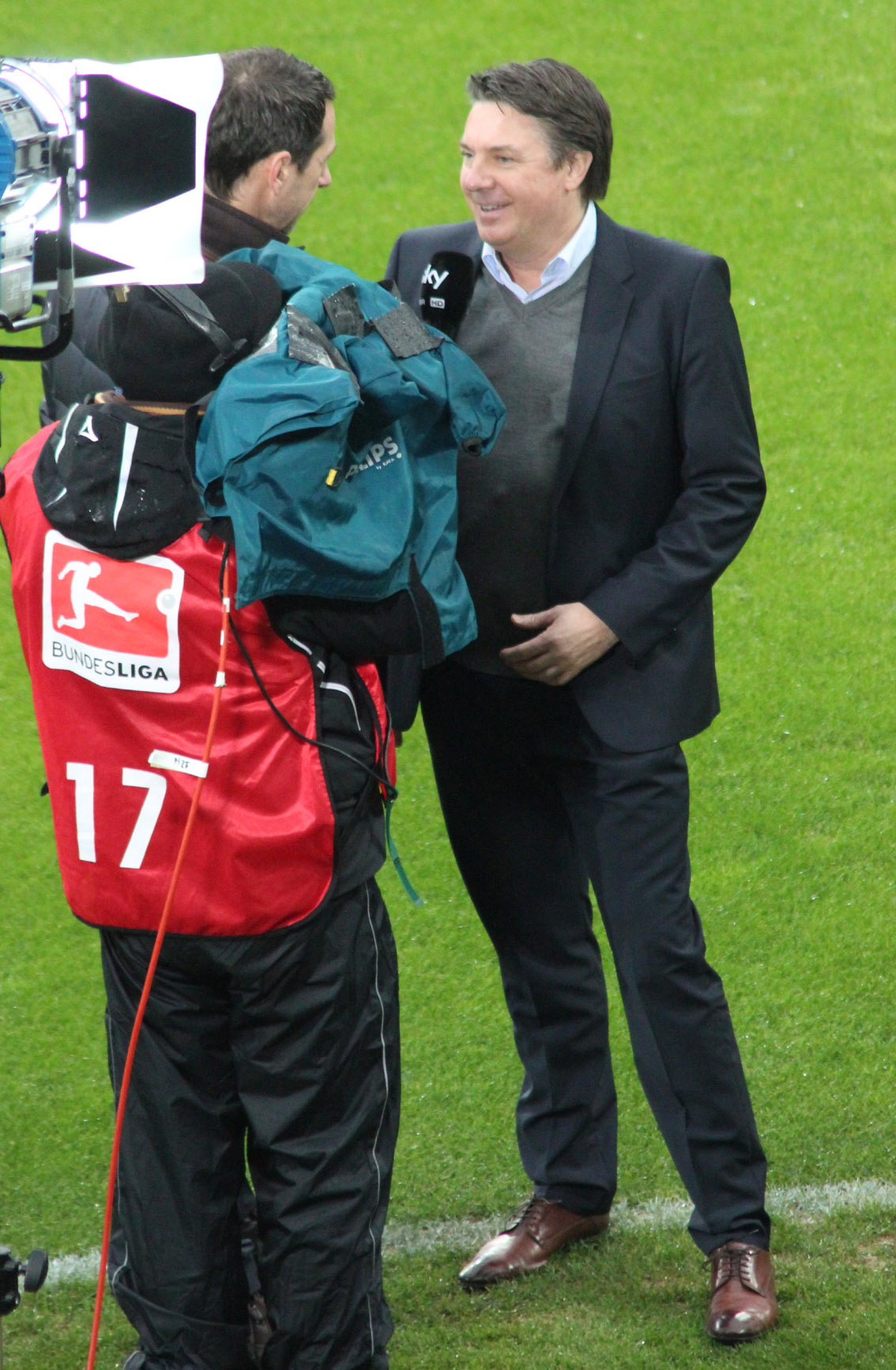 Jochen A. Rotthaus bei seinem letzten Interview in der Sinsheimer Arena