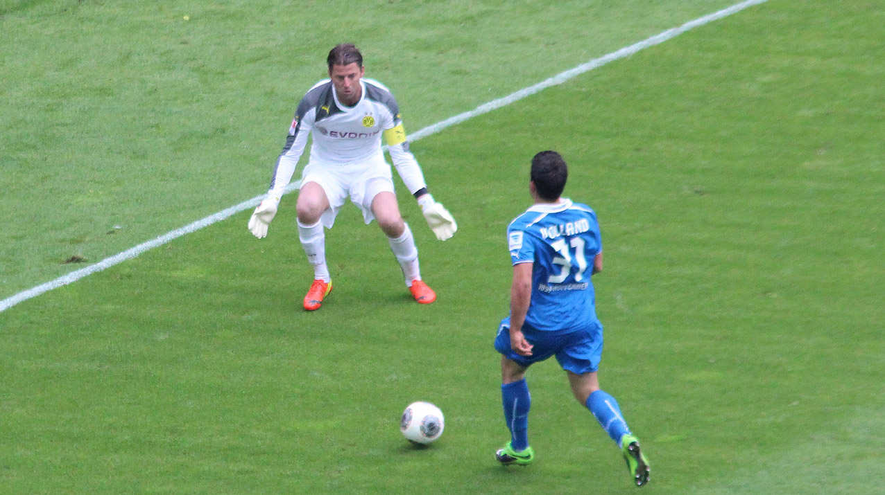 Volland vergibt eine Großchance allein vor Weidenfeller