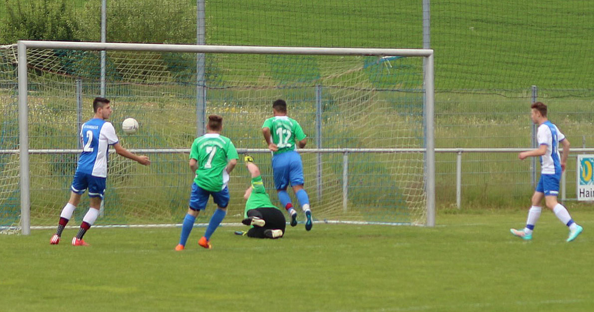 Viernheims frühe Führung nach zwei Minuten