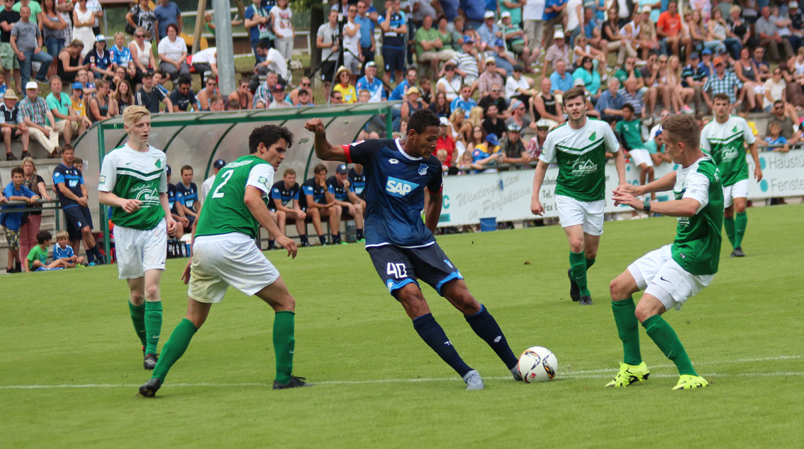 Joelinton, brasilianischer Neuzugang, hatte einige gute Szenen