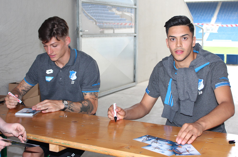 Steven Zuber (li.) und Nadiem Amiri