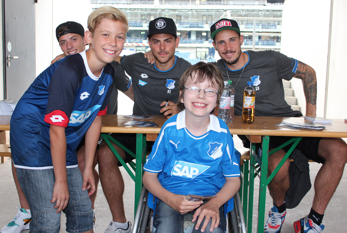 Kevin Volland und Jens Grahl (re.)