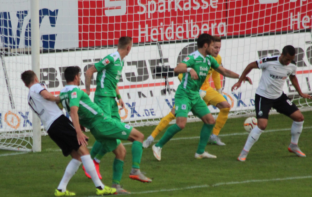 Erneut lässt Sandhausen eine vielversprechende Tormöglichkeit ungenutzt