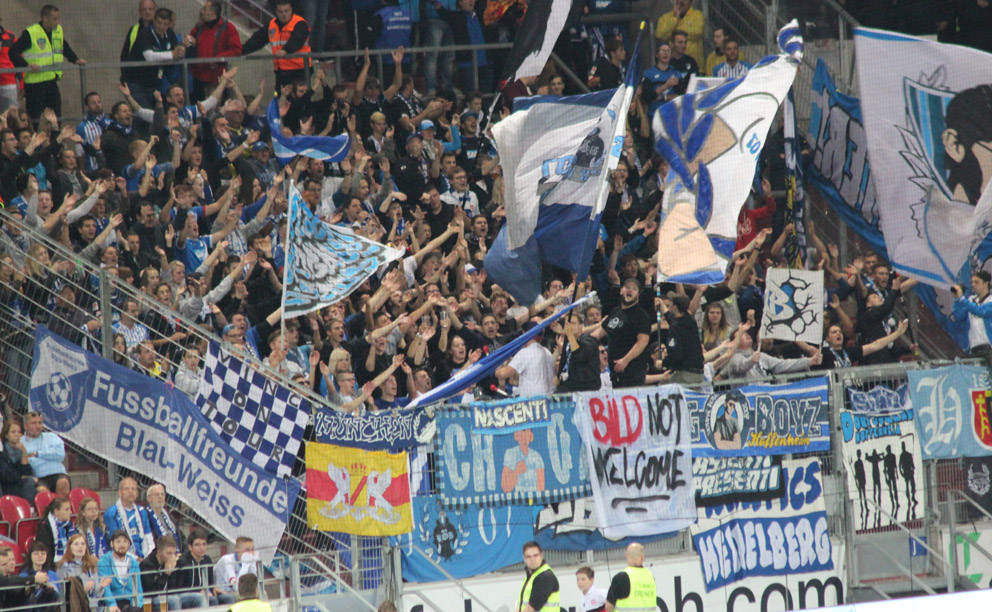 ..... den knapp 1.000 TSG-Fans