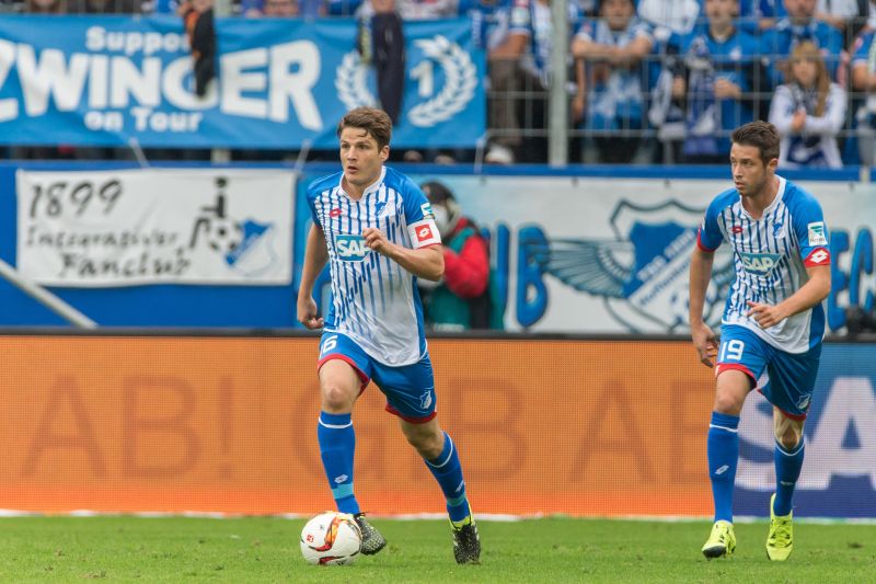 Pirmin Schwegler und Mark Uth (re.)