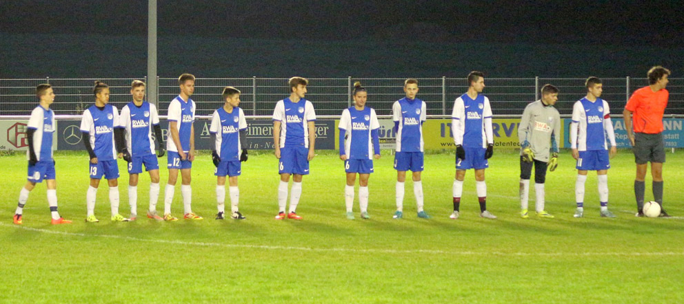 Die Startformation des SV Rohrbach/S.