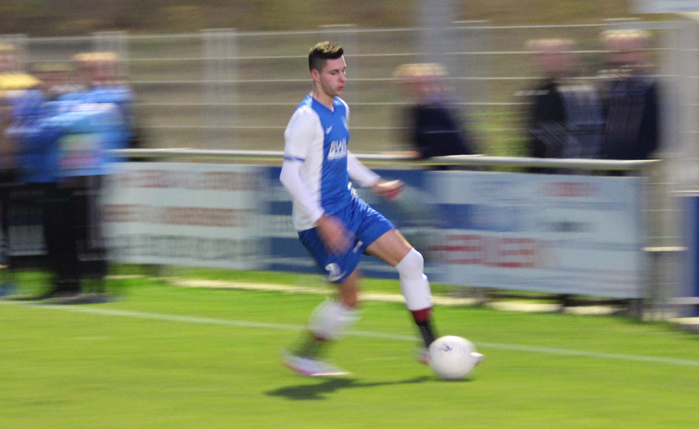 Defensivspieler Patrick Hartmann mit Offensivdrang