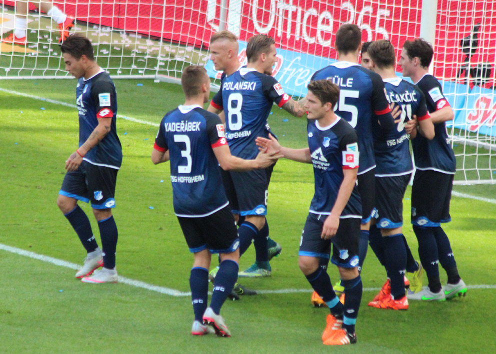 Torjubel nach der 1:0 Führung