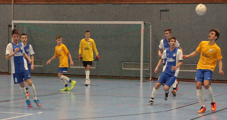 Spielszene aus Rohrbach/S. 1 gegen 2