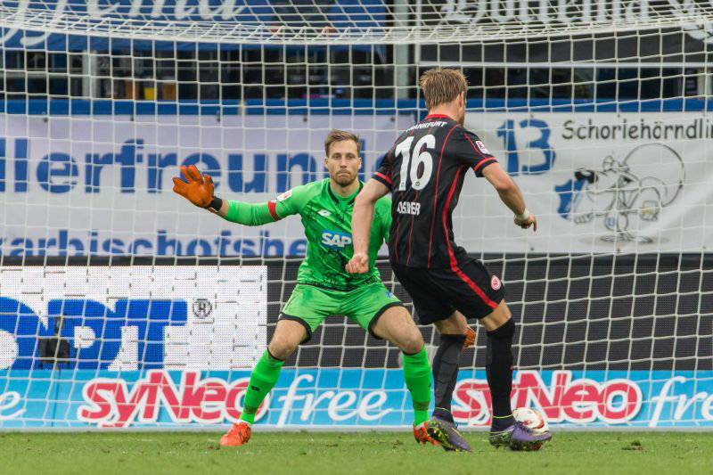 Baumann war gegen die Eintracht unüberwindbar