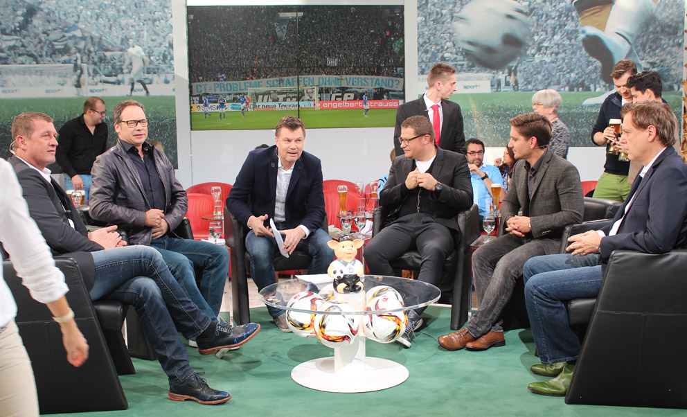 ..... über den aktuellen Fußball zu diskutieren