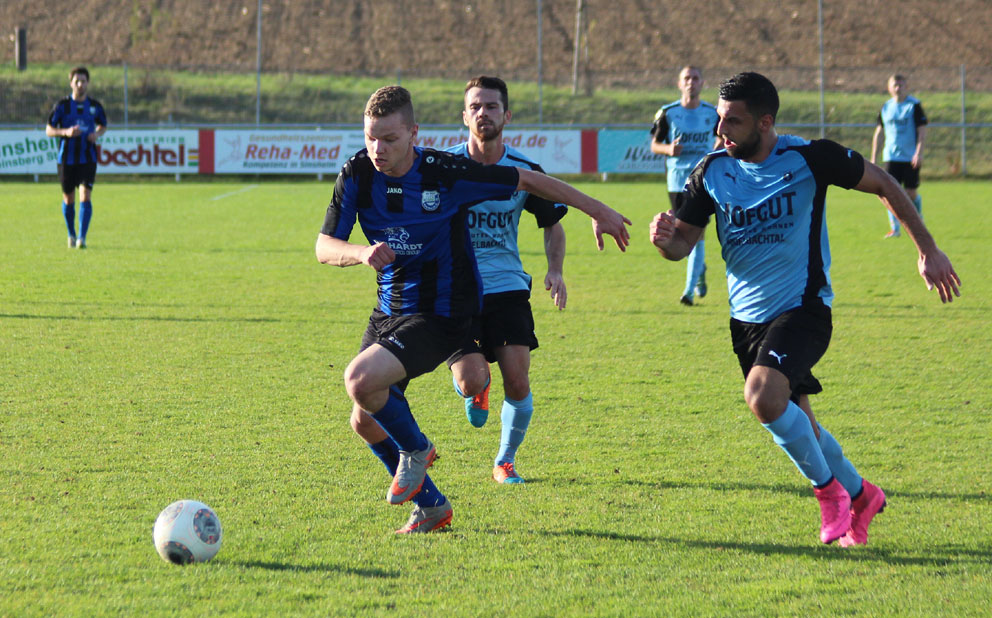 Emmanuel Häde war für die Michelfelder ein ständiger Unruheherd im Sturmzentrum