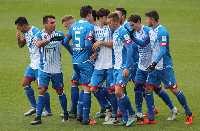 Hoffenheimer Torjubel soll es auch häufiger in der Rückrunde geben