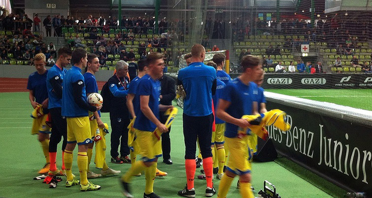 Hoffenheims U19 beim Hallenturnier in Sindelfingen