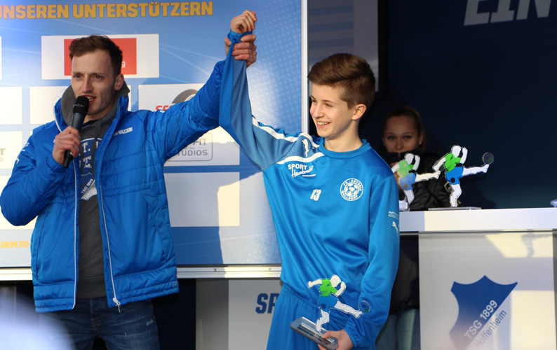 Torschützenkönig des Turniers: Philipp Kampp vom FC-Astoria Walldorf