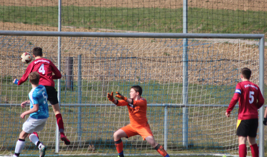 Oliver Kaiser erhöht mit diesem Kopfball auf 3:1
