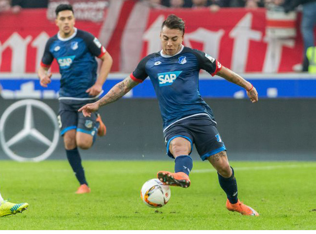 Eduardo Vargas erzielt das 3:1 für die TSG